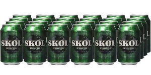 Pack x24 Latas de cerveza Skol de 330 ml barato en Amazon