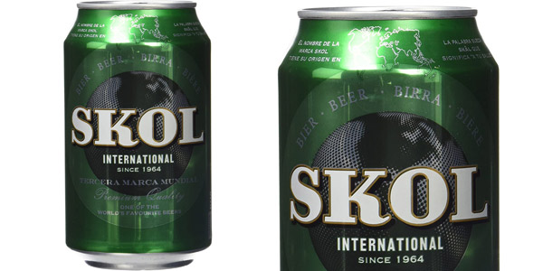 Pack x24 Latas de cerveza Skol de 330 ml chollo en Amazon