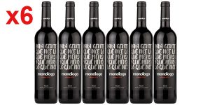 Pack x6 Vino tinto Monólogo Crianza d.o.ca Rioja de 750 ml barato en Amazon