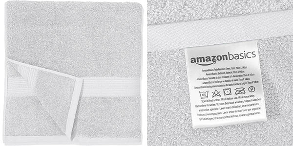 Pack de 4 toallas de baño AmazonBasics