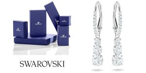 Pendientes Swarovski Attract Trilogy Round baratos en Amazon