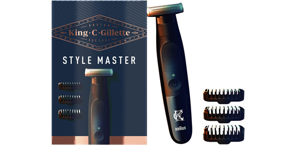 Recortadora y cortapelos inalámbrico King C. Gillette Style Master barato en Amazon