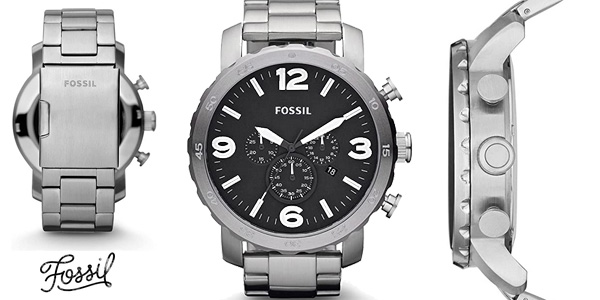 Reloj de pulsera analógico Fossil Nate JR1353 para hombre barato en Amazon