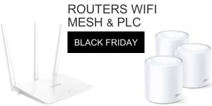 Routers, WiFi Mesh y PLC Black Friday