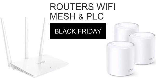 Routers, WiFi Mesh y PLC Black Friday