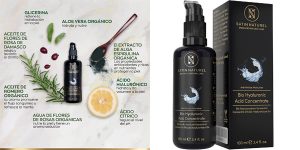 Sérum facial orgánico Satin Naturel de Ácido Hialurónico Concentrado de 100 ml barato en Amazon