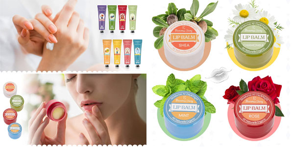 Set x12 Cosméticos cuidado manos & labios Eleanore's Diary en caja de regalo chollo en Amazon