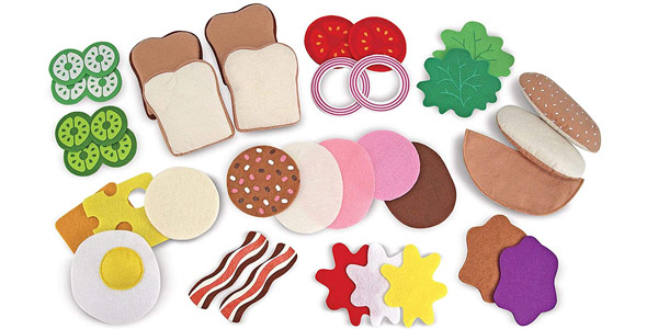 Set x33 piezas Sándwiches de fieltro Melissa & Doug chollo en Amazon
