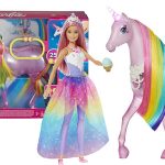 Muñeca Barbie Dreamtopia + unicornio con luces mágicas (Mattel GWM78) barata en Amazon