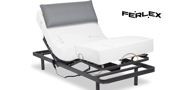 Pack Cama articulada eléctrica Ferlex con colchón ortopédico barata en Amazon