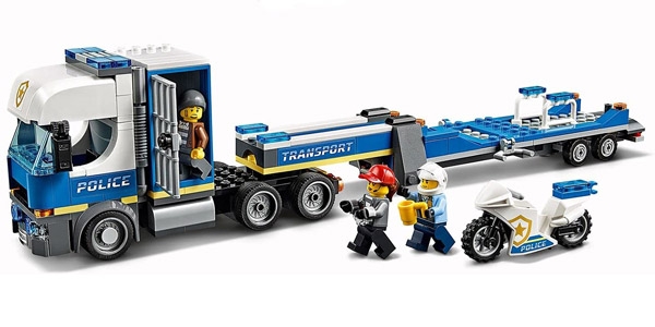 LEGO 60244 City Policía: Camión de Transporte del Helicóptero oferta en Amazon