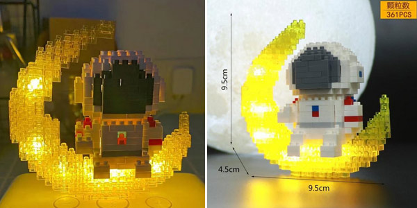 Set de construcción Astronauta Luna tipo LEGO chollo en AliExpress