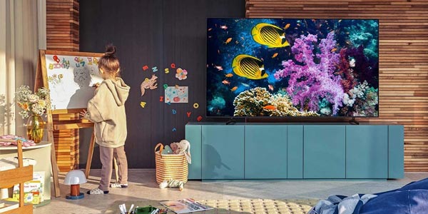 Smart TV Samsung QLED 4K 2021 55Q65A oferta en Amazon