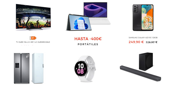 Tecnoprecios 2022 en El Corte Inglés