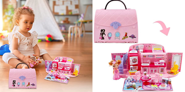 Bolso de mano 2-en-1 deAo con casita de muñecas incorporada barato en Amazon