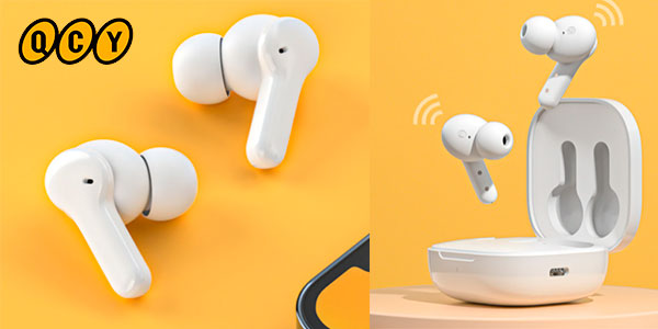Chollo Auriculares in-ear QCY T13 con Bluetooth y cancelación de ruido 