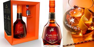 Chollo Brandy Carlos I Solera Gran Reserva de 70 cl con miniatura de regalo