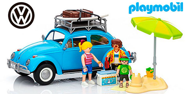 Chollo Set Volkswagen Beetle de Playmobil con 3 figuras