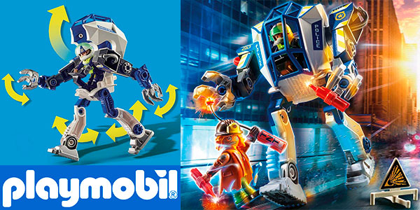 Chollo Set Robot Policía: Operación Especial de Playmobil