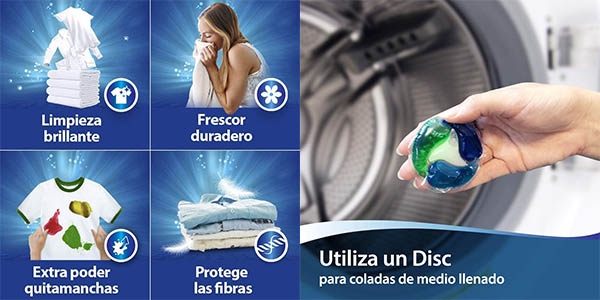 Pack Detergente en cápsulas 150 dosis Wipp Express Discs Limpieza Profunda