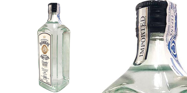 Botella de Bombay Original Dry Gin de 1000 ml chollo en Amazon