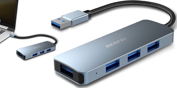 Hub Benfei de 4 puertos USB 3.0