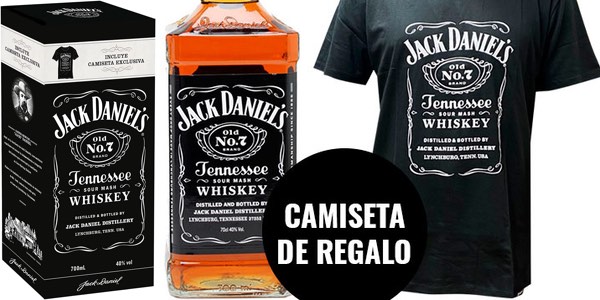 Jack Daniel’s Tennessee Whiskey Pack camiseta barato en Amazon