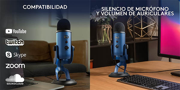 Micrófono Blue Yeti con USB