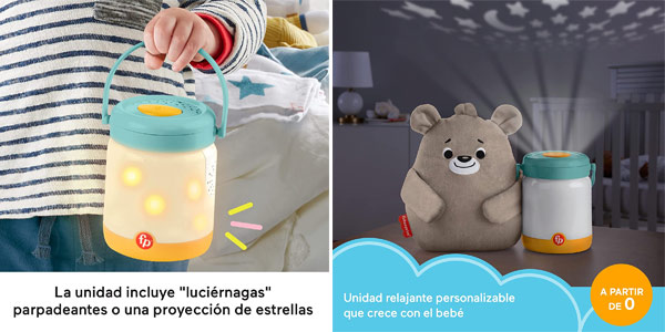 Osito de peluche Fisher-Price Sensimals con proyector para bebé oferta en Amazon
