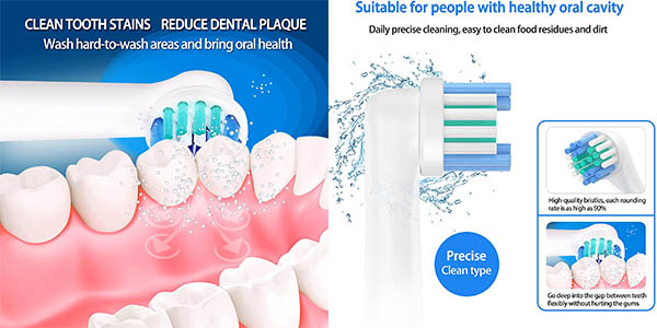 Pack de 16 recambios compatibles para cepillo Oral-B