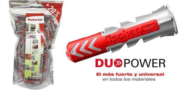 ▷ Chollo Bolsa x240 Tacos Fischer Duopower Bigpack 6 x 30 por sólo 9,59€  (40% de descuento)