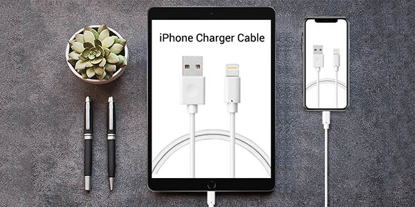 Pack x3 cables Lightning certificados MFI para Apple