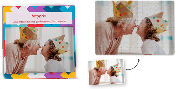 2x1 en puzles personalizados Fotoprix con tu foto y texto barato en Amazon