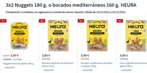 Heura barata en el 3x2 de Carrefour