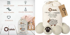 Pack x6 Bolas de secado Lahela 100% lana de oveja premium sin químicos baratas en Amazon
