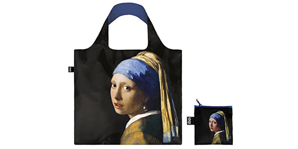 Shopping bag plegable LOQI Vermeer La Joven de la perla barata en Amazon