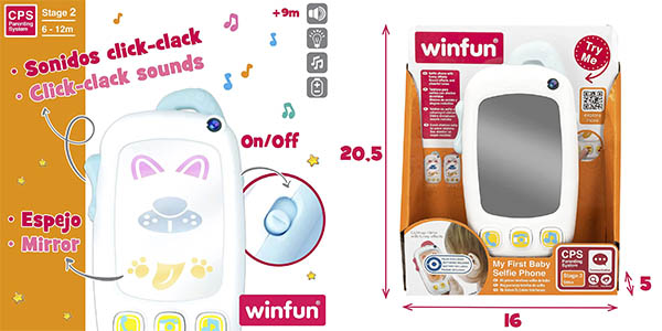 Winfun móvil musical bebés oferta