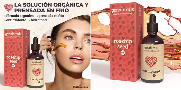 Aceite de rosa mosqueta puro GoNaturals de 50 ml barato en Amazon