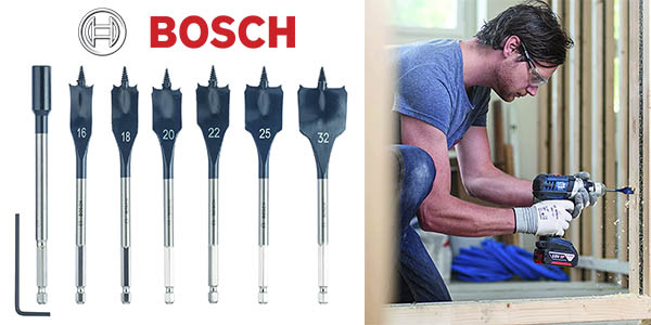 Bosch Professional brocas fresadoras planas chollo