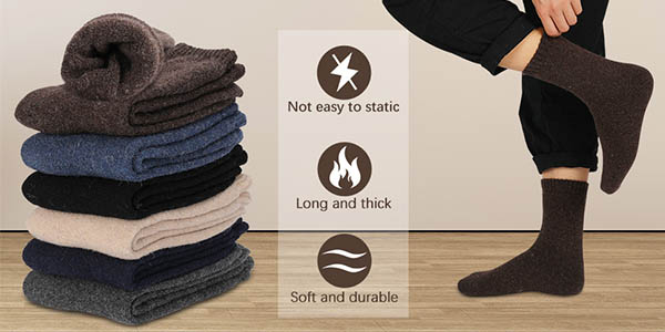 Pack x6 Pares de calcetines termicos Tencoz