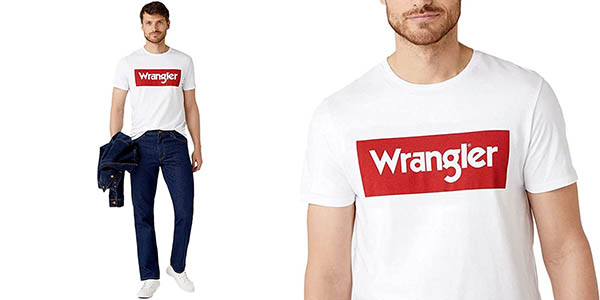 Camiseta Wrangler Logo para hombre