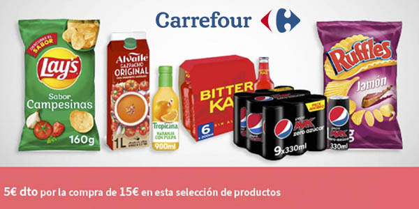 Carrefour Supermercado productos selección descuento directo