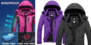 Chaqueta de esquí impermeable Gemyse para mujer barata en Amazon