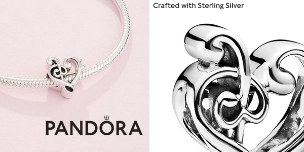 Abalorio Charm Corazón Clave de Sol Pandora (798346) en Amazon
