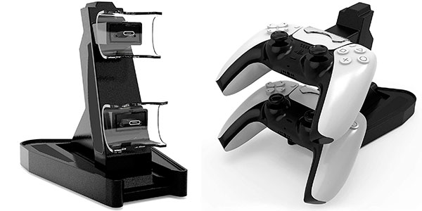 Chollo Base de carga rápida doble Spguard para mandos DualSense de PS5 