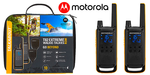 Chollo Set de 2 Walkie-Talkies Motorola T82 Extreme