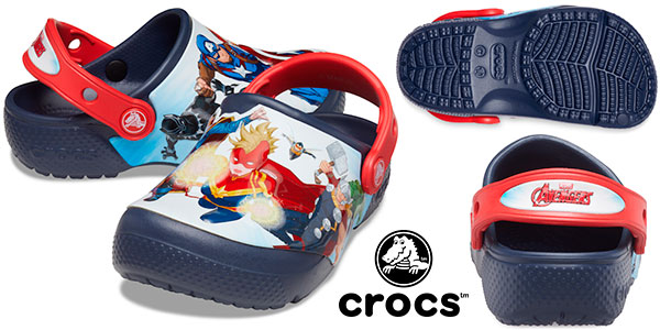 Chollo Zuecos infantiles unisex Crocs Avengers