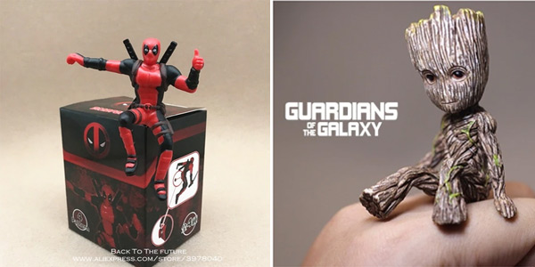 Figuras de acción Deadpool de 7 cm en PVC en AliExpress