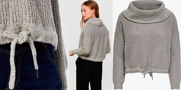 Jersey de cuello grande Only Onlnia para mujer en oferta