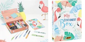 Juego de escritorio de 28 piezas BIC My Stationery Box barato en Amazon